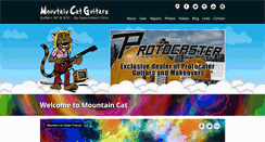 Desktop Screenshot of mountaincatguitars.com